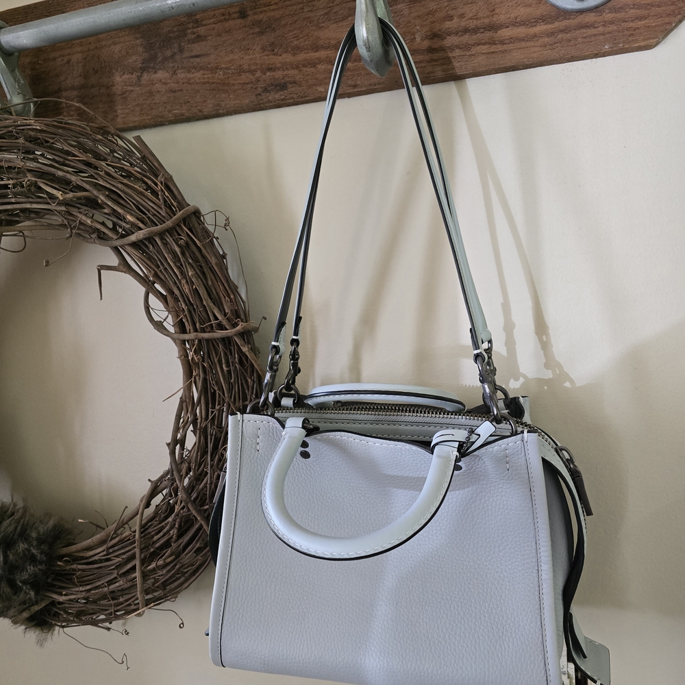 Coach Rogue Handbag, Sky Blue